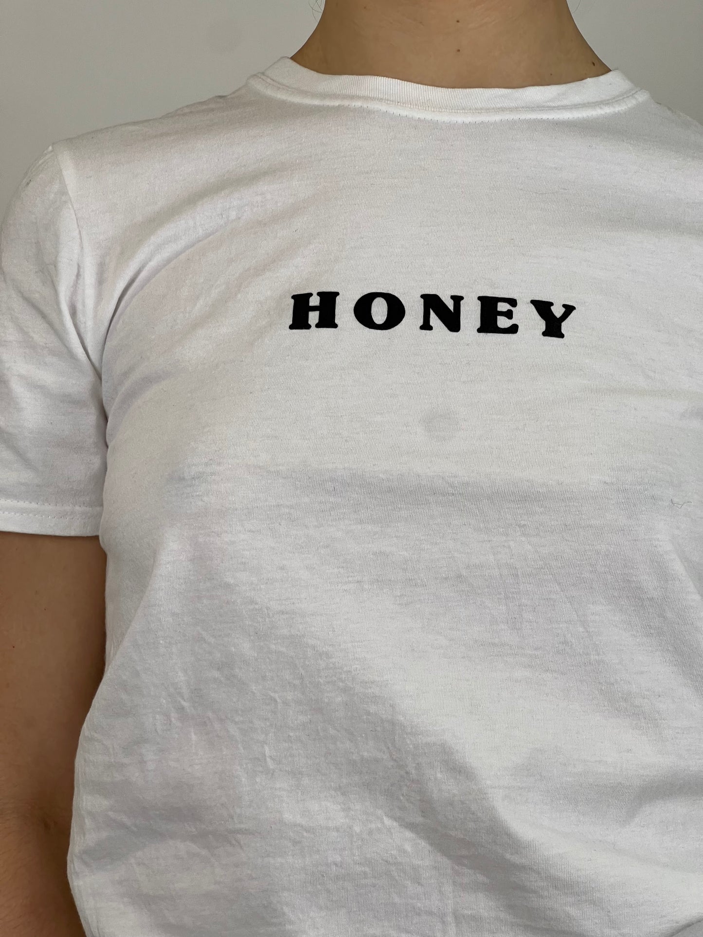 White "Honey" Tee