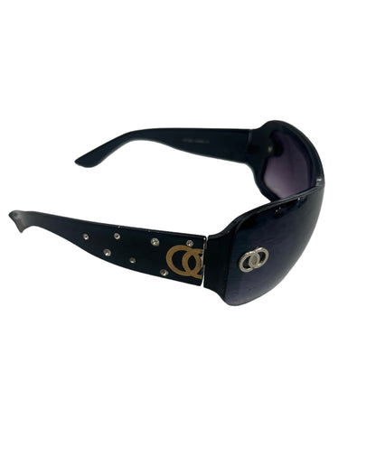 Black Sunglasses With Rhinestone
